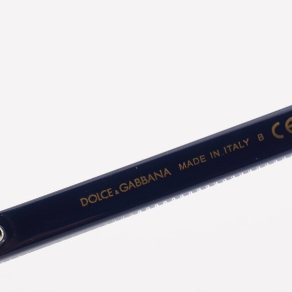 Dolce & Gabbana DG3337 3280 Eyeglasses Rectangle Blue 55mm Frame - Picture 8 of 9